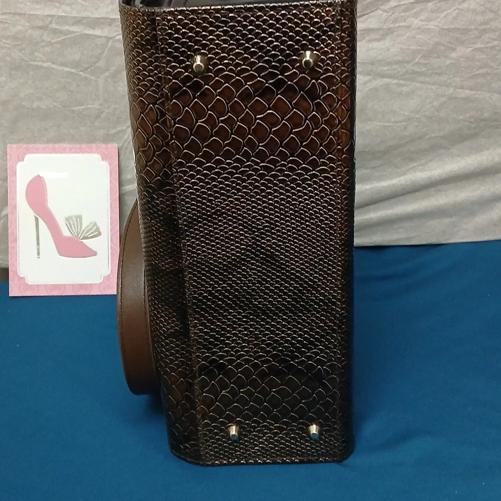​Miche Classic Base Bag & Jen Shell Set | Snake Print & Silver Chains